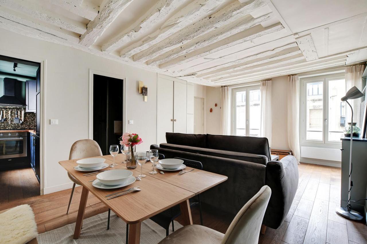Chic Apartment -1Br-4P- Haut Marais - Republique Париж Екстериор снимка