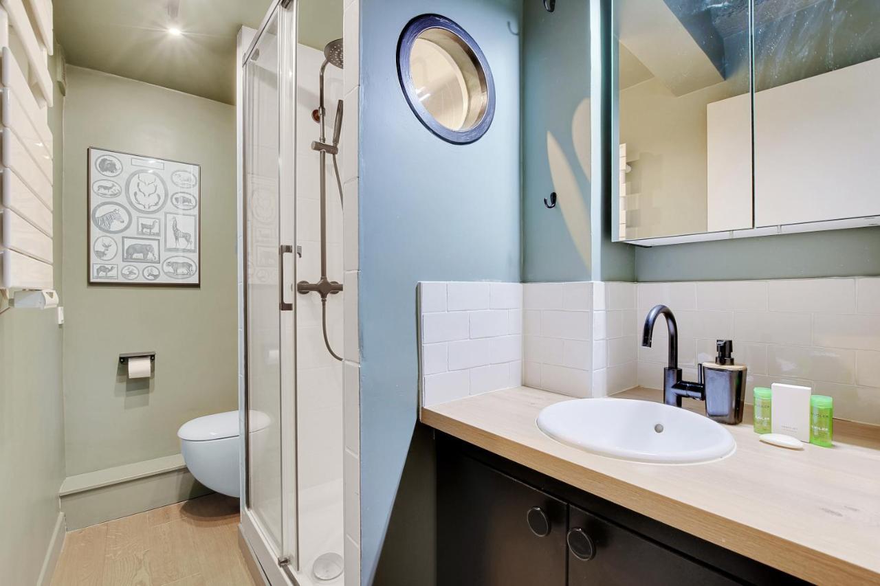 Chic Apartment -1Br-4P- Haut Marais - Republique Париж Екстериор снимка